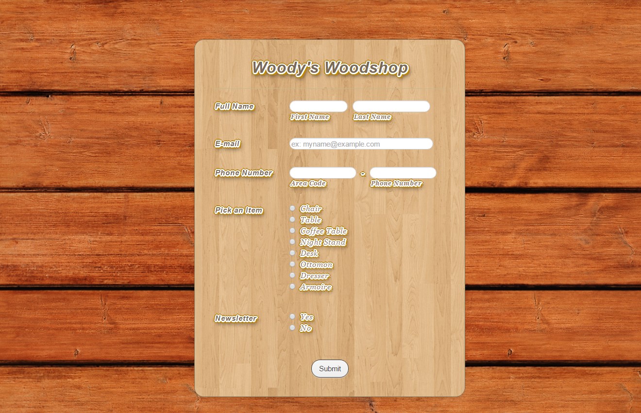 wood theme