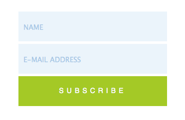 Green Blue Box Layout